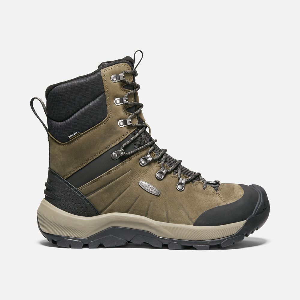 Keen Vandringskängor Herr Olivgröna/Svarta - Revel Iv Höga Polar - 016352XKA
